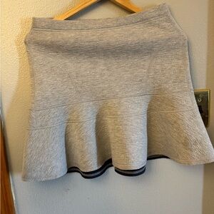 J. Crew Heather Gray Skater Skirt